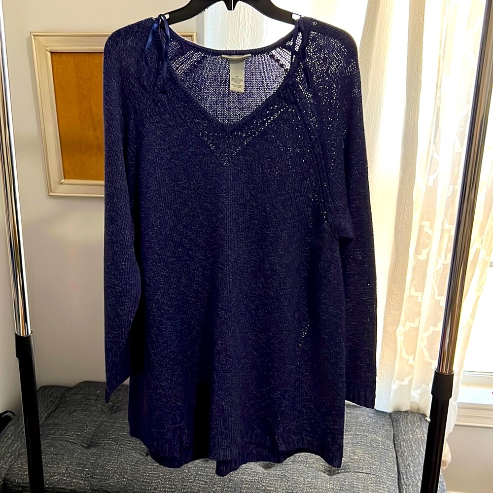 NWOT Dark Purple/midnight blue with color specs